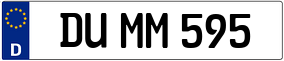 Truck License Plate